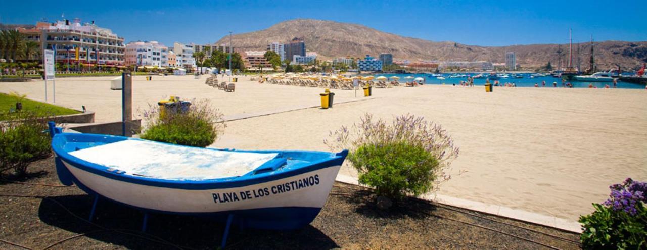 Luxory Dreamy Sunset, Seafront, Direct Access To The Promenade,Wifi,Pool,Free Parking Lejlighed Los Cristianos  Eksteriør billede