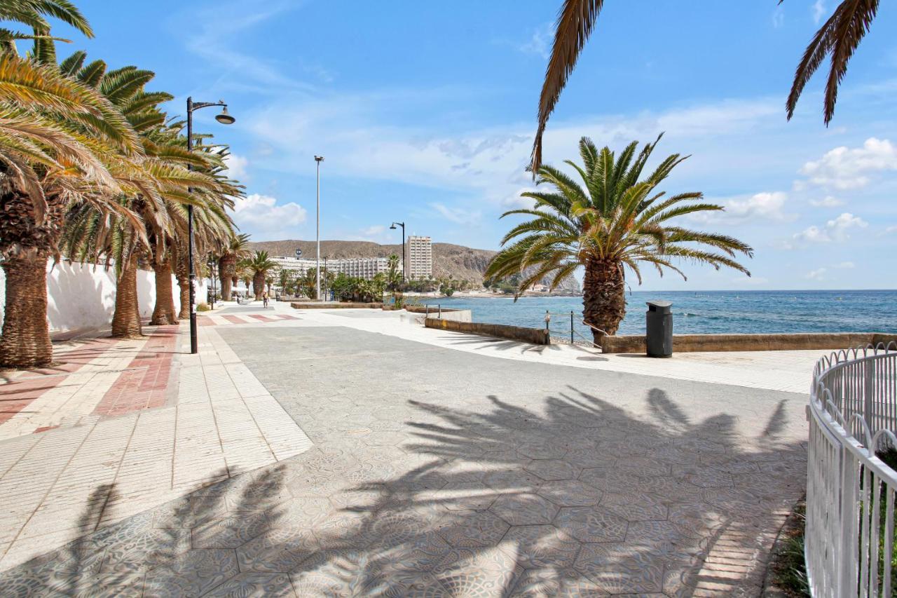 Luxory Dreamy Sunset, Seafront, Direct Access To The Promenade,Wifi,Pool,Free Parking Lejlighed Los Cristianos  Eksteriør billede